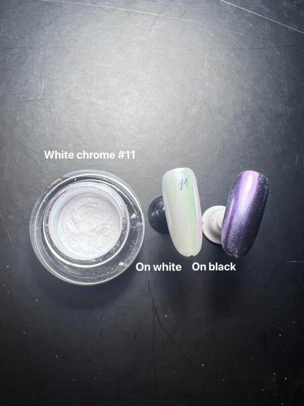 Chrome Powder - Translucent White (Purple Tint) #11