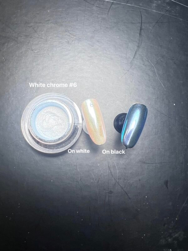 Chrome Powder - Translucent White (Turquoise Tint) #6