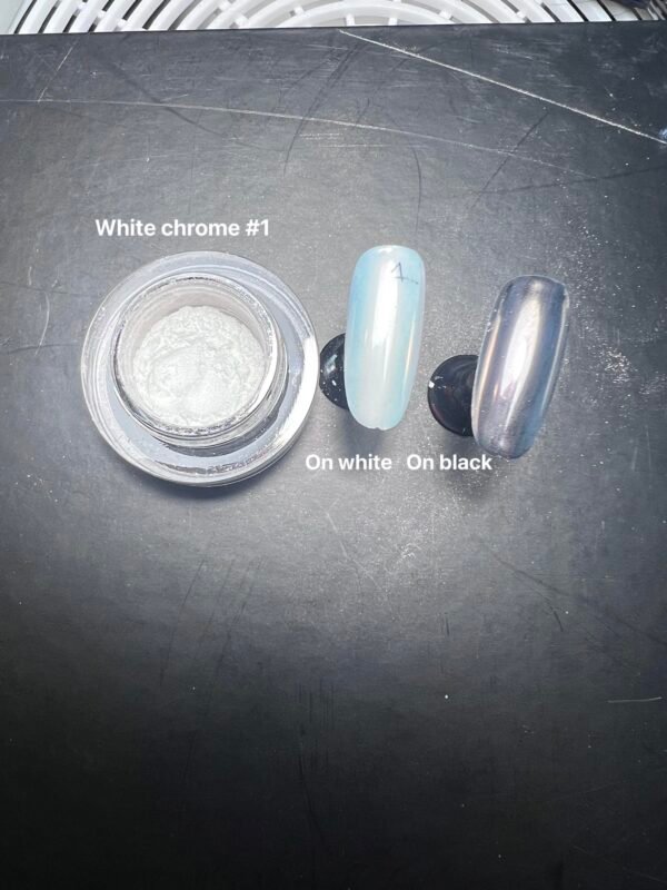 Chrome Powder - Translucent White (White Pearl Tint) #1