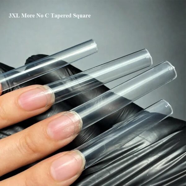 3XL Clear Tapered square (no C-curve) 420pcs